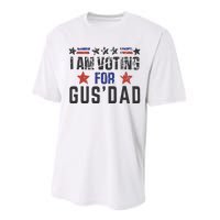 IM Voting For Gus Dad Gus Walz Tim Walz Performance Sprint T-Shirt