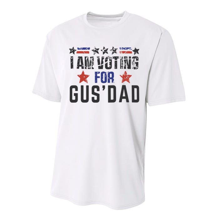 IM Voting For Gus Dad Gus Walz Tim Walz Performance Sprint T-Shirt