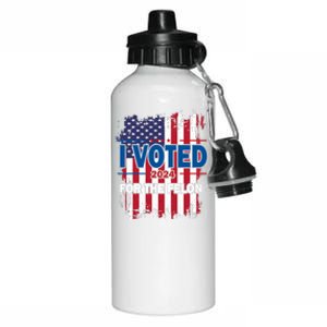 I Voted For The Felon; Funny Republican Trump 2024 I Voted Aluminum Water Bottle