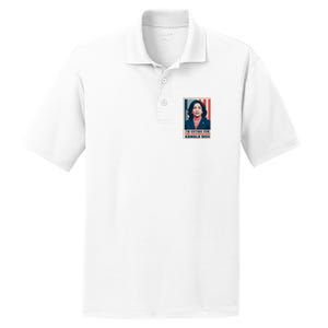 Im Voting For The Prosecutor Kamala 2024 Usa Flag Background PosiCharge RacerMesh Polo