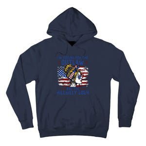 Im Voting For The Outlaw And The Hillbilly 2024 Us Flag Tall Hoodie