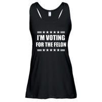 Im Voting For A Felon Pro Trump 2024 Ladies Essential Flowy Tank