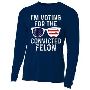 IM Voting For The Convicted Felon Cooling Performance Long Sleeve Crew