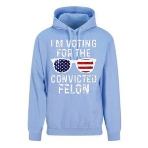 IM Voting For The Convicted Felon Unisex Surf Hoodie