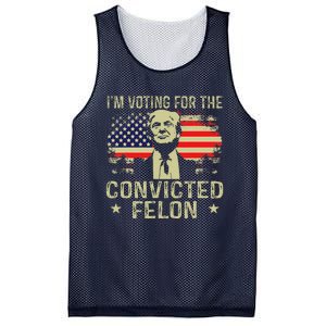 IM Voting For The Convicted Felon Mesh Reversible Basketball Jersey Tank