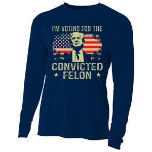 IM Voting For The Convicted Felon Cooling Performance Long Sleeve Crew