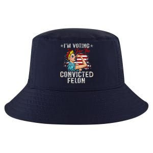 IM Voting For The Convicted Felon Cool Comfort Performance Bucket Hat