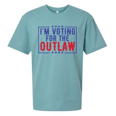 IM Voting For The Outlaw Donald Trump Gift Sueded Cloud Jersey T-Shirt