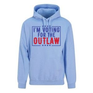 IM Voting For The Outlaw Donald Trump Gift Unisex Surf Hoodie