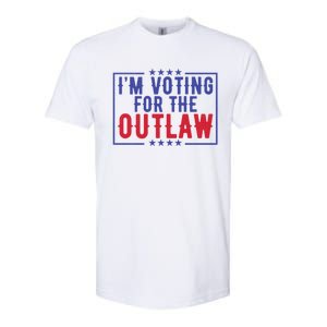 IM Voting For The Outlaw Donald Trump Gift Softstyle CVC T-Shirt