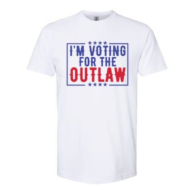 IM Voting For The Outlaw Donald Trump Gift Softstyle® CVC T-Shirt