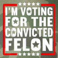 IM Voting For The Convicted Felon Legacy Tie Dye Trucker Hat