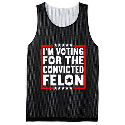 IM Voting For The Convicted Felon Mesh Reversible Basketball Jersey Tank