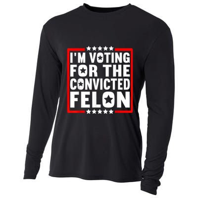 IM Voting For The Convicted Felon Cooling Performance Long Sleeve Crew