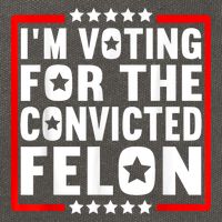 IM Voting For The Convicted Felon Cotton Canvas Backpack