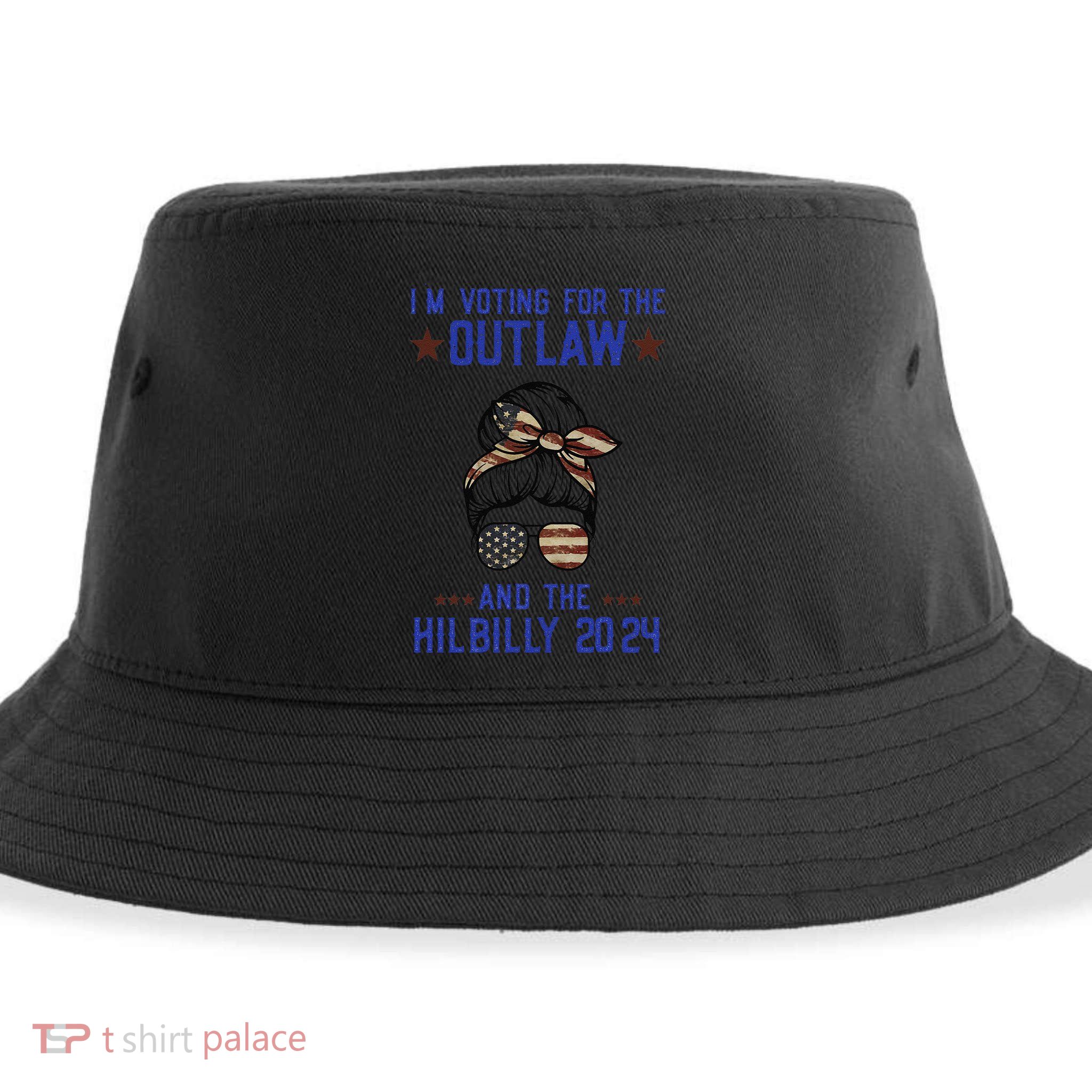 IM Voting For The Outlaw And The Hillbilly 2024 Sustainable Bucket Hat