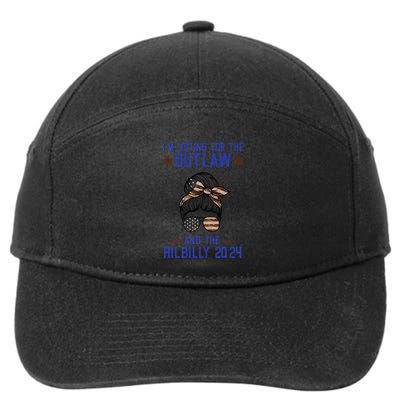 IM Voting For The Outlaw And The Hillbilly 2024 7-Panel Snapback Hat