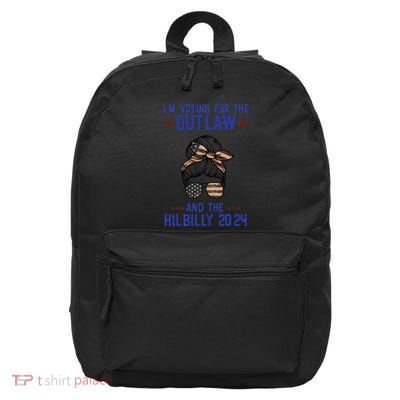 IM Voting For The Outlaw And The Hillbilly 2024 16 in Basic Backpack