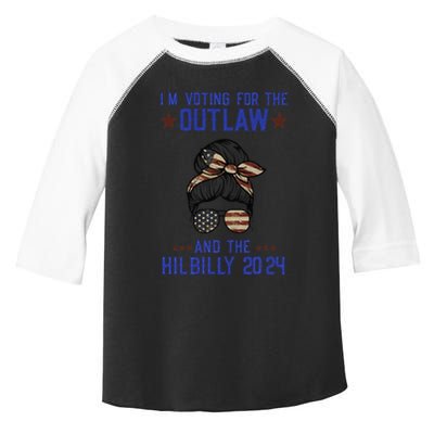 IM Voting For The Outlaw And The Hillbilly 2024 Toddler Fine Jersey T-Shirt