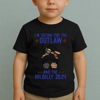 IM Voting For The Outlaw And The Hillbilly 2024 Toddler T-Shirt
