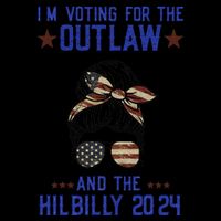 IM Voting For The Outlaw And The Hillbilly 2024 Visor