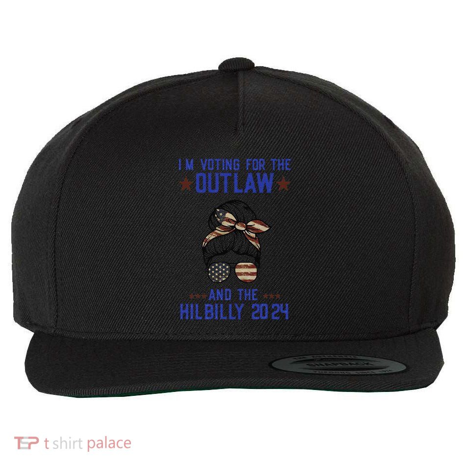 IM Voting For The Outlaw And The Hillbilly 2024 Wool Snapback Cap