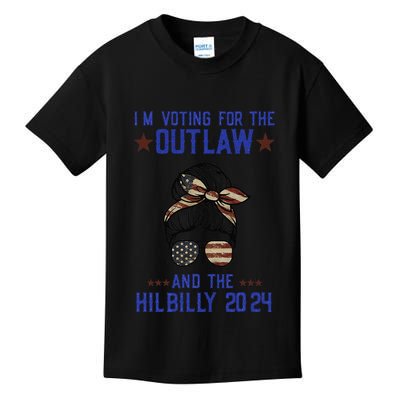 IM Voting For The Outlaw And The Hillbilly 2024 Kids T-Shirt