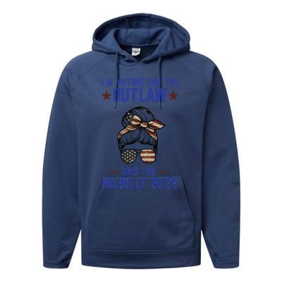 IM Voting For The Outlaw And The Hillbilly 2024 Performance Fleece Hoodie