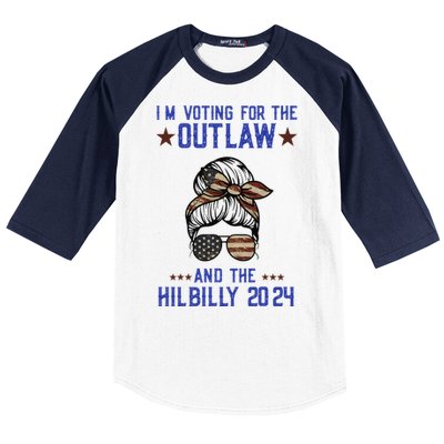 IM Voting For The Outlaw And The Hillbilly 2024 Baseball Sleeve Shirt