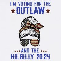 IM Voting For The Outlaw And The Hillbilly 2024 Garment-Dyed Sweatshirt
