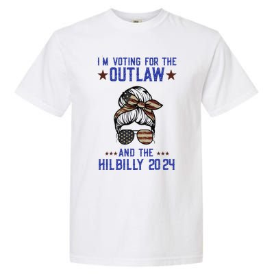 IM Voting For The Outlaw And The Hillbilly 2024 Garment-Dyed Heavyweight T-Shirt