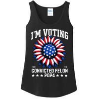 IM Voting For A Felon In 2024 Ladies Essential Tank