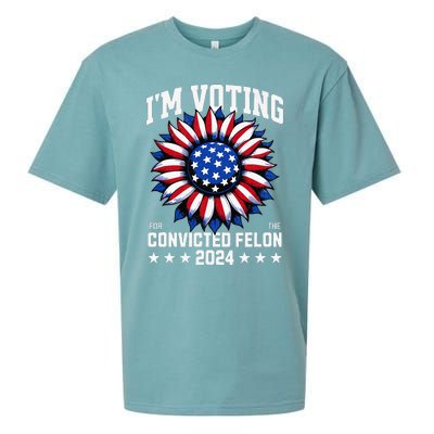 IM Voting For A Felon In 2024 Sueded Cloud Jersey T-Shirt