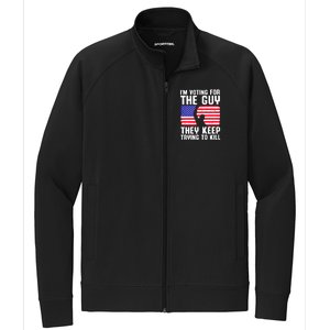 IM Voting For The Guy They Keep Trying To Kill Stretch Full-Zip Cadet Jacket