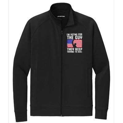 IM Voting For The Guy They Keep Trying To Kill Stretch Full-Zip Cadet Jacket