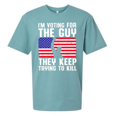 IM Voting For The Guy They Keep Trying To Kill Sueded Cloud Jersey T-Shirt