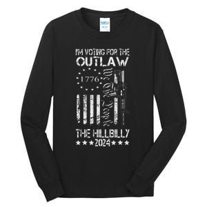 IM Voting For The Outlaw And The Hillbilly 2024 Pro 45 Tall Long Sleeve T-Shirt