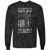 IM Voting For The Outlaw And The Hillbilly 2024 Pro 45 Tie-Dye Long Sleeve Shirt