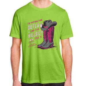 IM Voting For The Outlaw And The Hillbilly 2024 Retro Adult ChromaSoft Performance T-Shirt