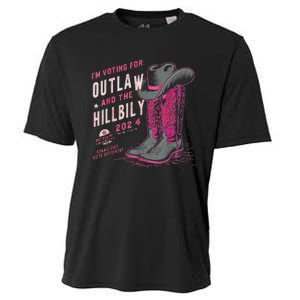 IM Voting For The Outlaw And The Hillbilly 2024 Retro Cooling Performance Crew T-Shirt