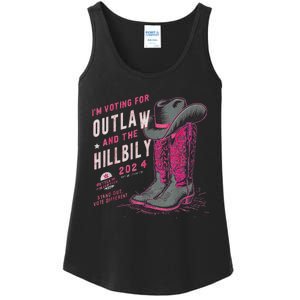 IM Voting For The Outlaw And The Hillbilly 2024 Retro Ladies Essential Tank