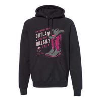 IM Voting For The Outlaw And The Hillbilly 2024 Retro Premium Hoodie