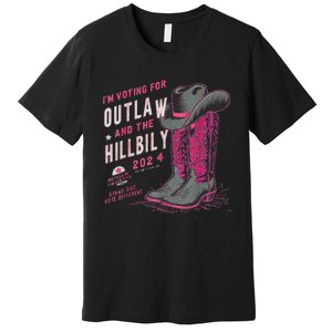 IM Voting For The Outlaw And The Hillbilly 2024 Retro Premium T-Shirt