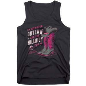 IM Voting For The Outlaw And The Hillbilly 2024 Retro Tank Top