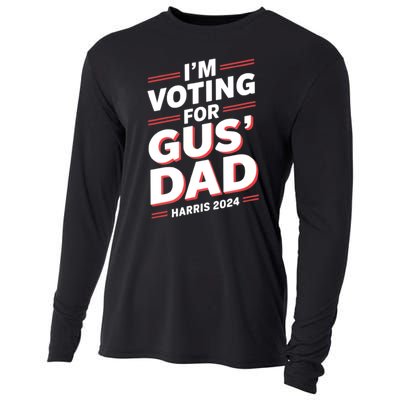 IM Voting For Gus Walz Dad Harris Walz 2024 Cooling Performance Long Sleeve Crew