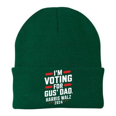 IM Voting For Gus Walz Dad Harris Walz 2024 Knit Cap Winter Beanie