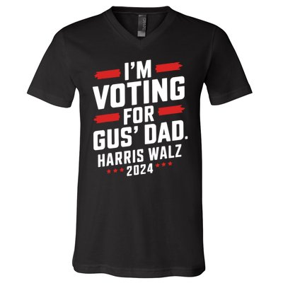 IM Voting For Gus Walz Dad Harris Walz 2024 V-Neck T-Shirt