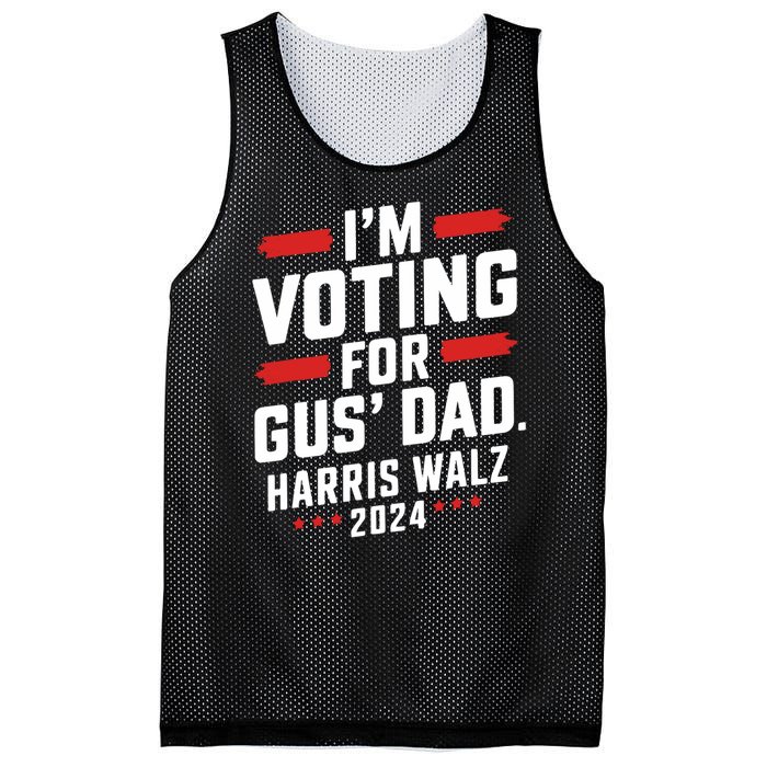 IM Voting For Gus Walz Dad Harris Walz 2024 Mesh Reversible Basketball Jersey Tank