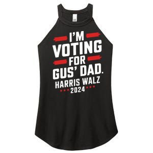 IM Voting For Gus Walz Dad Harris Walz 2024 Women’s Perfect Tri Rocker Tank