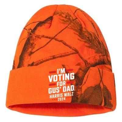 IM Voting For Gus Walz Dad Harris Walz 2024 Kati Licensed 12" Camo Beanie